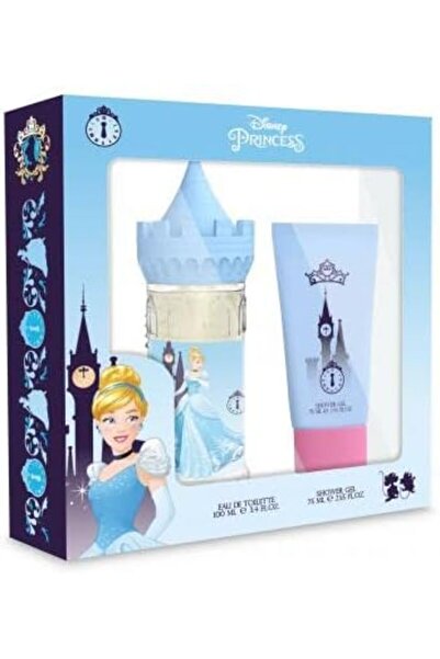 Cinderella مجموعة ديزني الأميرة سندريلا (نسائية) أو دو تواليت 100 مل + جل استحمام 75 مل CN