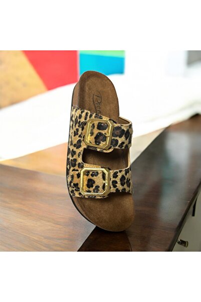 pien Orthopedic Slippers with Leopard Pattern and Pet Inside, Suitable for Daily Use