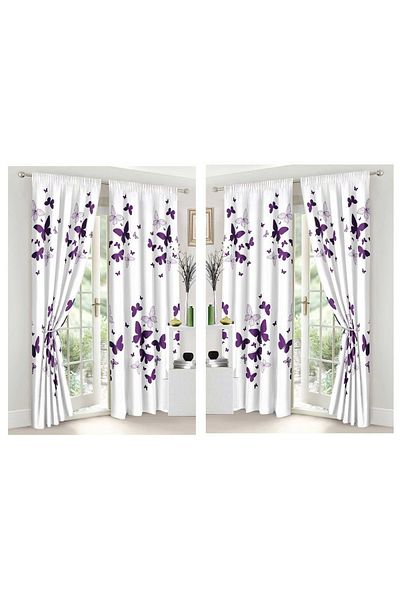 CHIRASO CHIRASO Bedding Set, 8 Pieces with Drapery, 230x240 Sheet, Duvet Cover and 4 Pillowcases