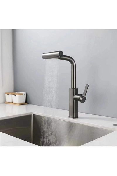 fulina 4-in-1 kitchen mixer tap, 360° , splash-proof, for washing fruit and vegetables