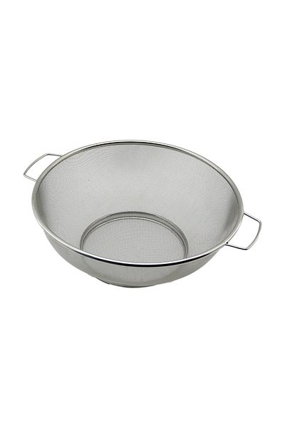 Mu Art Ahşap 28cm Wire Basket Metal Strainer Metal Frame - Handle - Foot (4767) - Tdl4918-6430