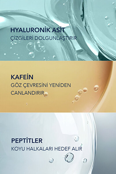 Roc Hyalüronik Asit + Peptit Göz Çevresi Kremi 15 ml -Yoğun Nemlendirici ve Dolgunlaştırıcı Bakım