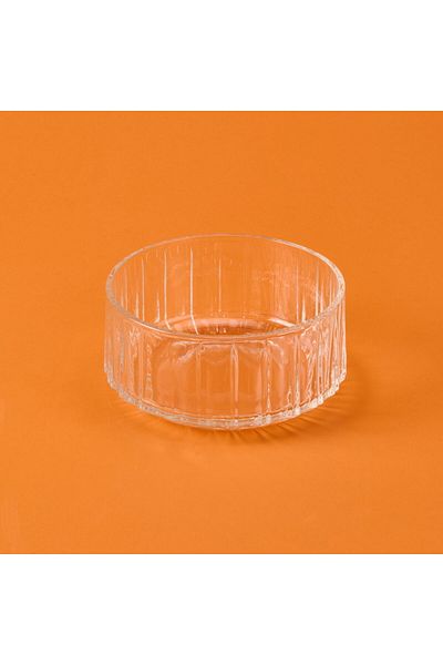 MATMEL Carlo Glass Snack Bowl - Transparent - 9 cm