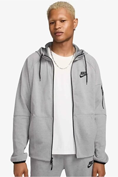 Nike Men's Tech Fleece Full-Zip Gray Sport Sweatshirt