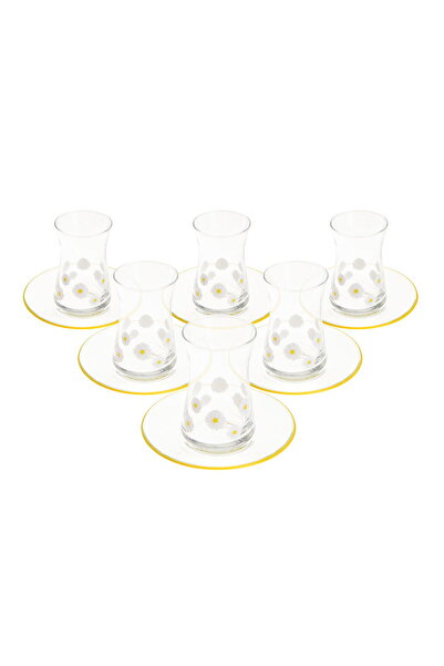 MATMEL Fiona 12 Piece Tea Set - Transparent - 170 ml