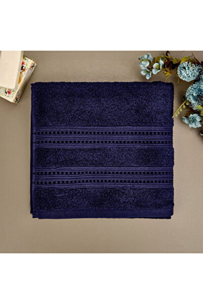 KUT FLY منشفة وجه ناعمة - أزرق داكن - 50x90 سم