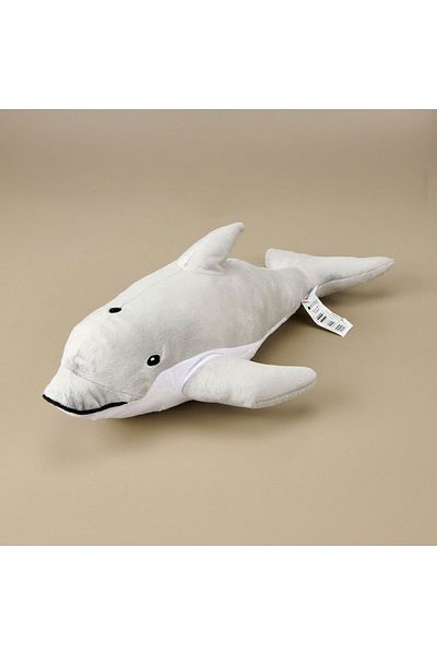 MATMEL Dolphin Figured Pillow - Gray - 45X20 cm