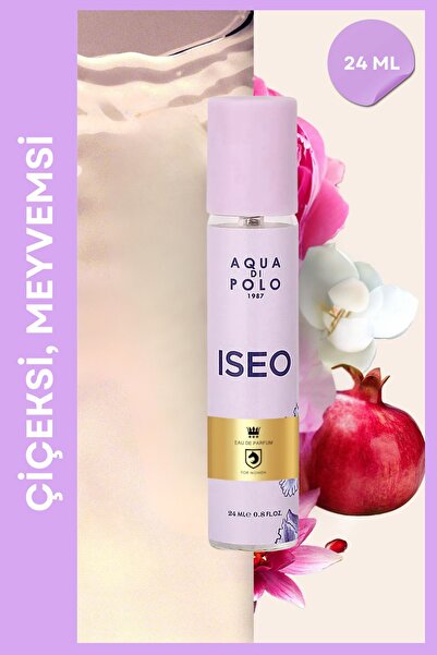 Aqua Di Polo 1987 Iseo EDP 24 ml Çanta Boy Kadın Parfümü | Meyveli, Çiçeksi | Nar, Lotus, Manolya, Amber, Misk