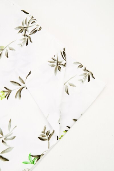 Catherine Malandrino 2 Pieces Allover Print Cotton Touch Flat Sheet With Pillow Case Set, Multicolor