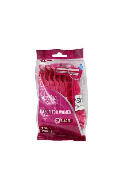Norsina Norsin Women's Razor Blades Pink 2 Blades 16+2 Pieces