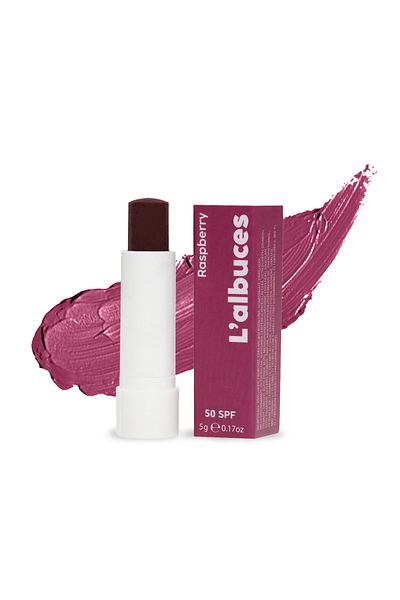 L'albuces Raspberry 50 Spf Lip Balm Set of Two-Lip Moisturizer