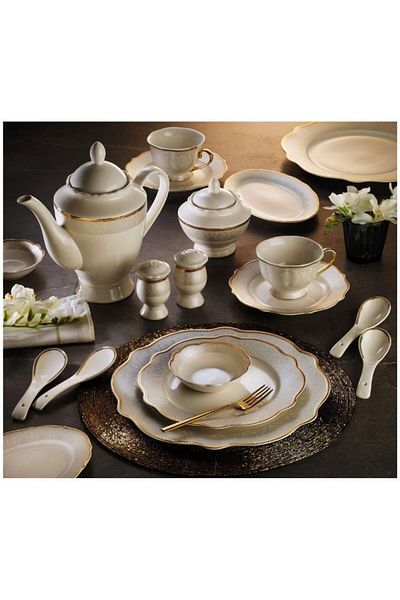 Massimo Zena 48 Piece Breakfast Set for 6 People