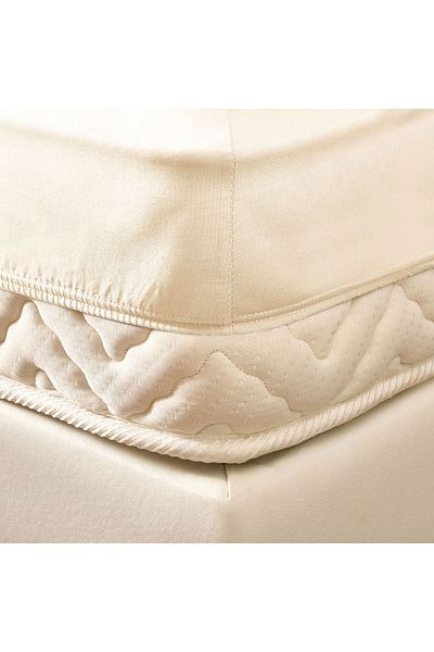 ASPARTAM Single Fitted Sheet - Ecru - 120X200 cm