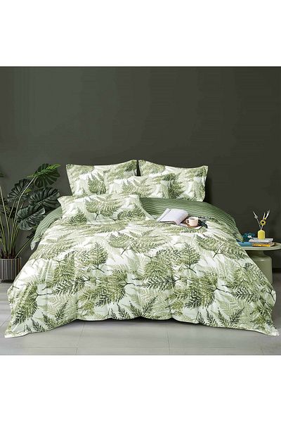 CHIRASO CHIRASO Finet Bedding Set, 4 Pieces, Sheet 140x200, Duvet Cover 160x200, 2 Pillowcases, with print