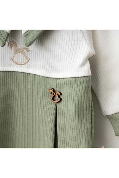 CFRA Men's Jumpsuit with Embroidered Combed Cotton Shoes and Hat