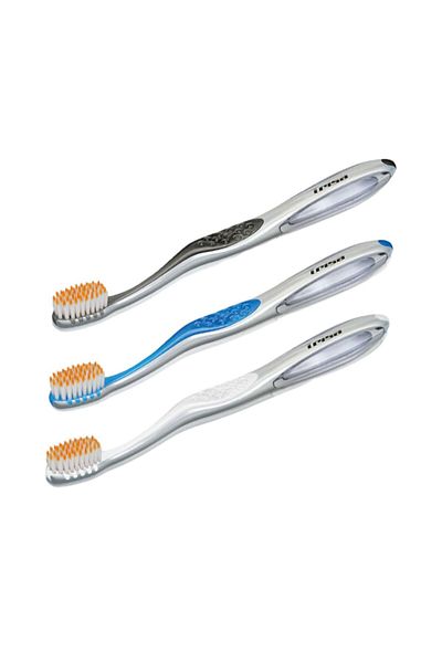 Trisa Pro Interdental Trio Soft Manual Toothbrush 682691 Multicolor