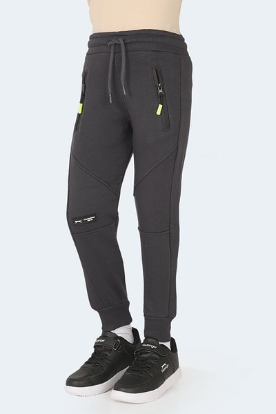 Slazenger Παιδικό αθλητικό παντελόνι LAMYA Unisex Σκούρο Γκρι