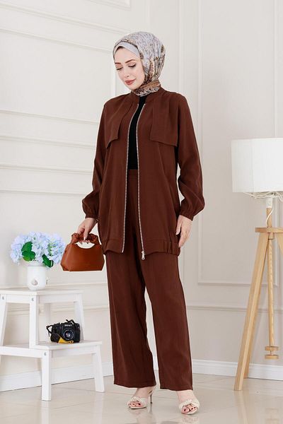 Sevitli Allerli Double Suit-Brown