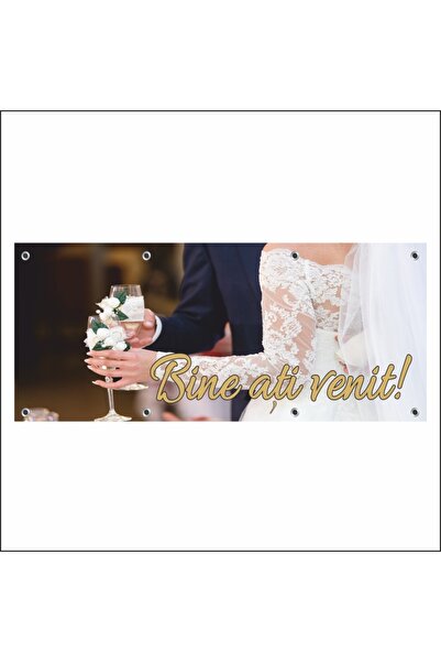 media Banner "Bine ati venit" model 2, 200 x 80 cm