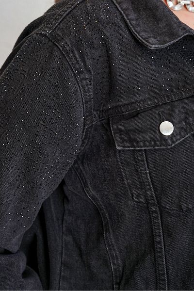 Büyük Moda Stone Detailed Denim Jacket
