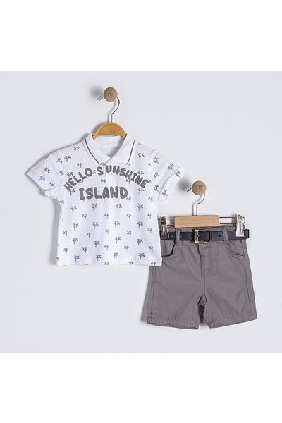 Bulut Baby Baby Boy-Child Summer, Holiday T-Shirt-Shorts Set