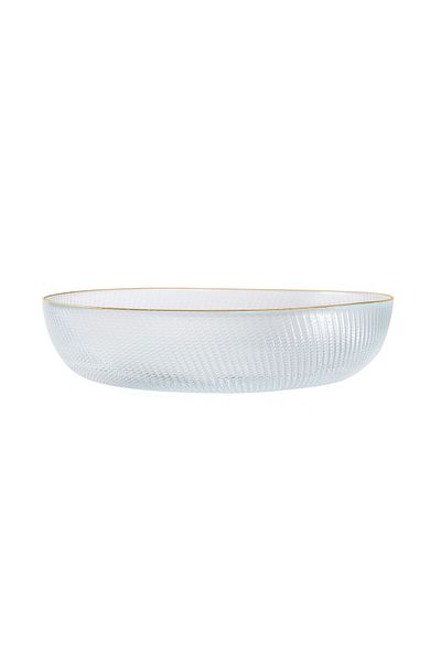 MATMEL Güneş Oval Glass Serving Bowl - 23 cm
