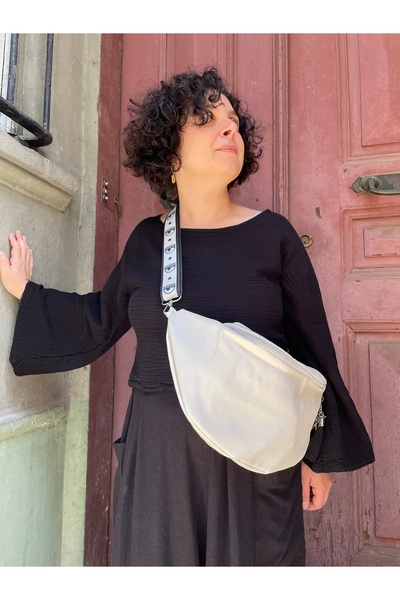 Bohoyasam Ayarlanabilir Askılı Bel Çanta, Yan Omuz Çantası, Vegan Deri Çanta, Tasarım Çanta, Renkli Çanta