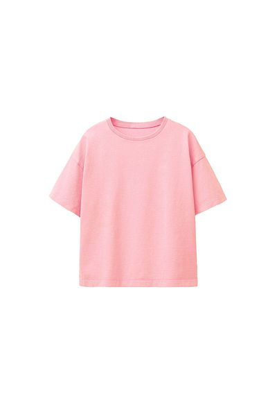 ZUZUNGA Tricou de bază pentru fete cu mânecă scurtă