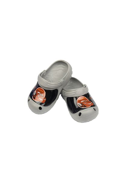 CARS Kids Clogs Lightweight & Comfortable Slip-on Footwear For Boys – Grey