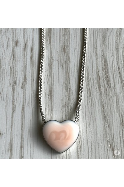 HARİNA الحد الأدنى قلادة القلب