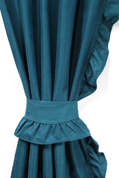 cotton maison Double Blades Poly Curtain - Vertical Ruffles