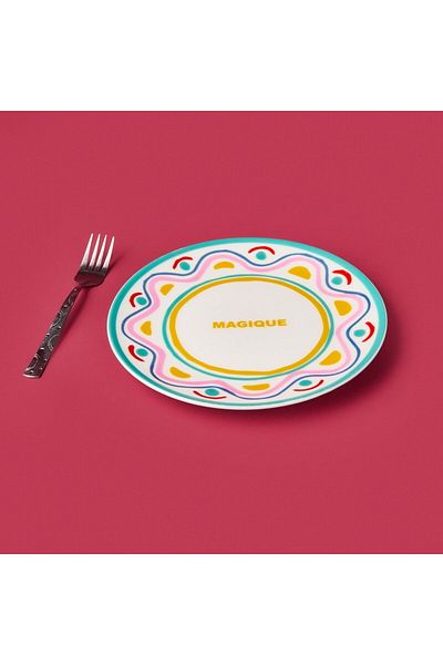 MATMEL Magique Pasta Plate - Colored - 19 cm