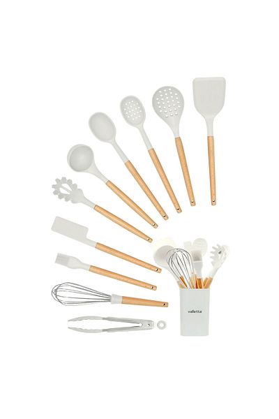 MATMEL Matis 11 Piece Service Set with Stand - White