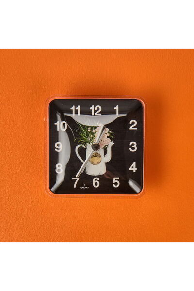 Genel Markalar Kare Mıknatıslı Buzdolabı Saati - Asorti - 10 cm