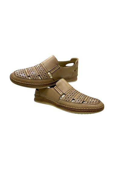 SULA Men's Summer Sandals Leather Beige Inner Leather Poly Sole