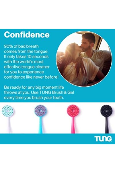 Tung Bic Essentials Tongue Brush & Gel - Original Tongue Brush Starter Pack