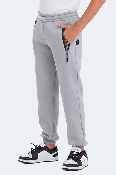 Slazenger Παιδικό αθλητικό παντελόνι LAMIS Unisex Stone Grey