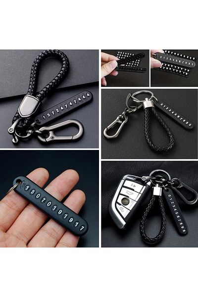 STOREMAX Ntwork Keychain with Telephone Number Tag Numberer Keychain Art 1087243