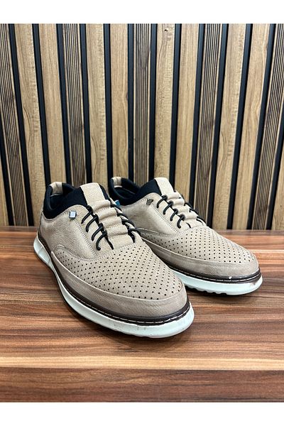 shot night Genuine Nubuck Leather Stretch Casual Shoes
