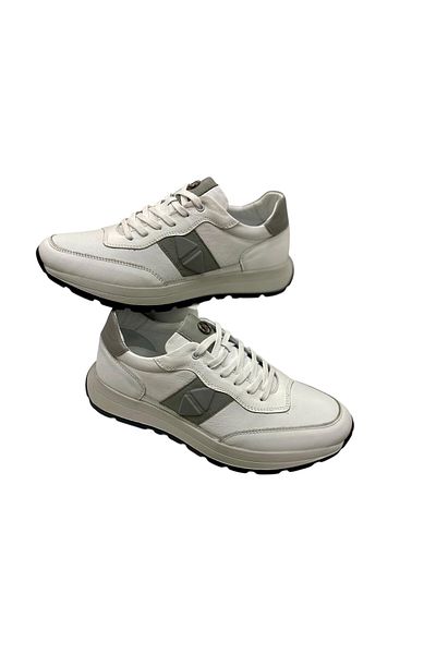 SULA Men's Lace-Up Leather White Leather Inside Special Poly Sole Casual Shoes
