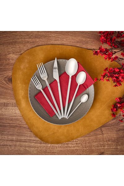 MATMEL Diamond 72 Piece Fork Spoon Knife Set - Inox