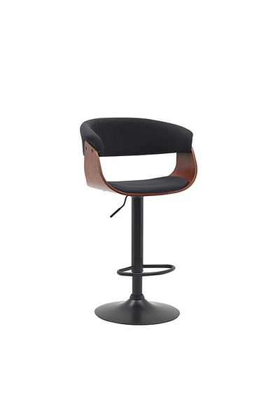 Generic Bar Stool Modern Adjustable Height Fabric Upholstered 360°Swivel Bar Chairs for Cafe & Dining Room