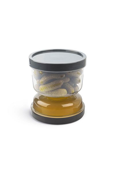 ASPARTAM Life Hourglass Olive and Pickle Container