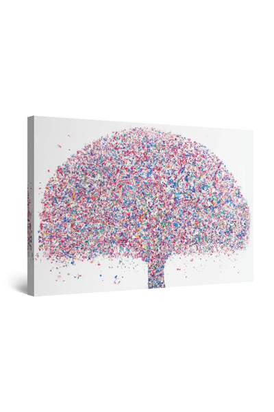 startonight Tablou DualView Startonight Copac Singur plin de Culoare, luminos in intuneric, 80 x 120 cm