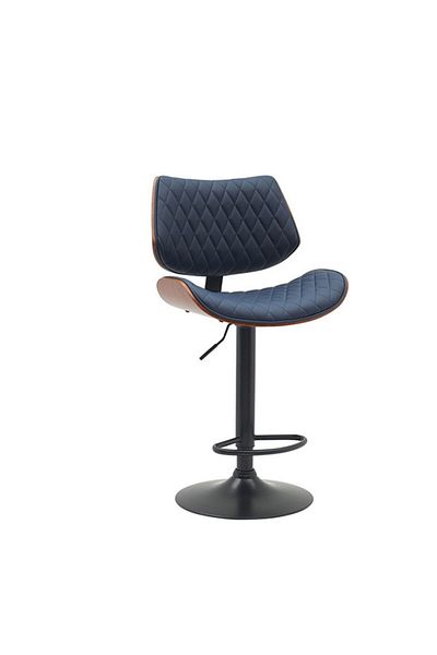 Generic Bar Stool Modern Adjustable Height Leather Upholstered 360°Swivel Bar Chairs for Cafe & Dining Room