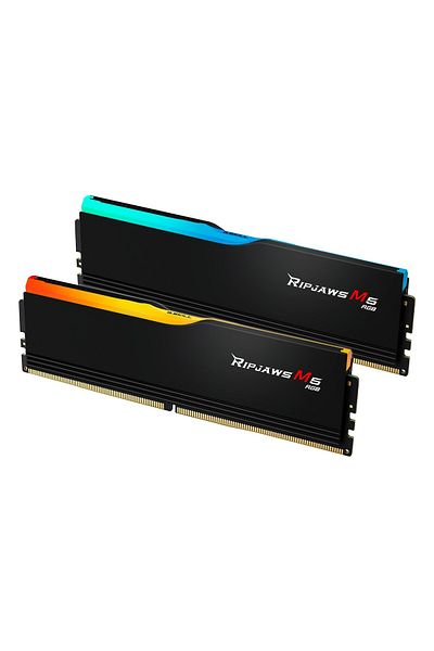 G Skill ذاكرة سطح المكتب G.skill Ripjaws M5 Rgb F5-6400j3648f16gx2-rm5rk 32 جيجابايت (2X16 جيجابايت) Ddr5 6400 ميجا هرتز Cl36