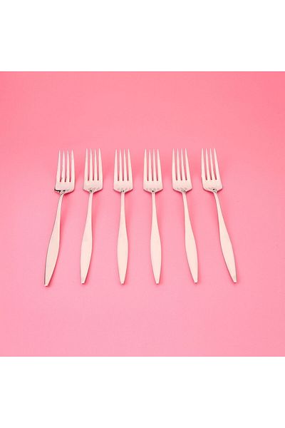 ASPARTAM Monaco 6-Piece Dinner Fork - Inox
