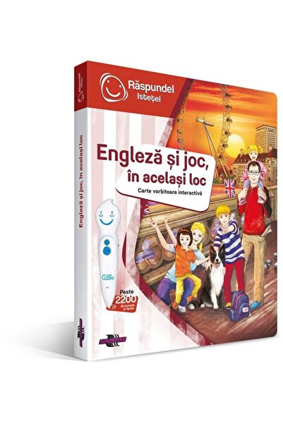 Albi Raspundel Istetel, Engleza si joc in acelasi loc. Carte vorbitoare interactiva