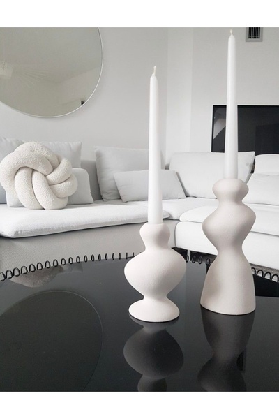 LALEZEN HOME 2li İskandinav Şamdan