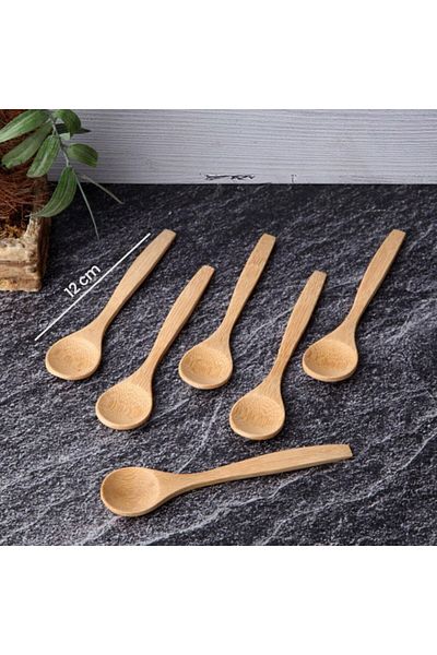 MATMEL Bamboo Spice Spoon Set of 6